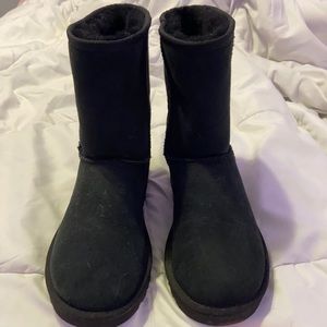 BLACK UGG CLASSIC SHORT II BOOT